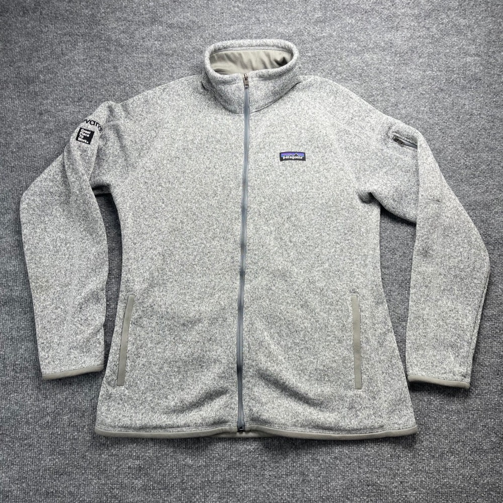 Patagonia Gray Full-Zip Fleece Jacket